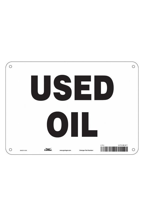 Safety Sign,7 inx10 in,Polyethylene 470R07