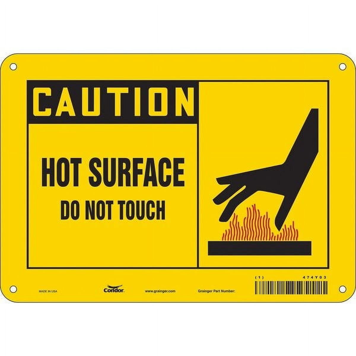 Condor Safety Sign,7 inx10 in,Polyethylene 474Y03 - Walmart.com