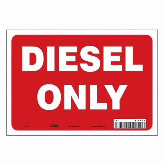 Condor Safety Sign,7 inx10 in,Vinyl 470R28