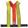 thumbnail image 1 of Condor Safety Vest,Orange/Red,L,Hook-and-Loop 491R68, 1 of 1