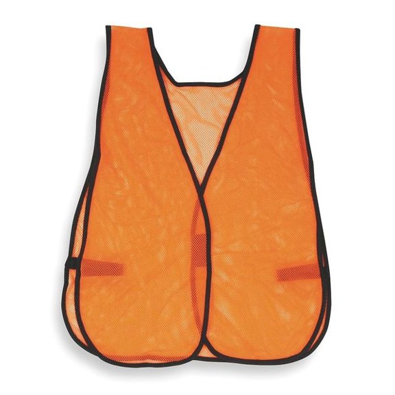 Condor XL-3XL Safety Vest, Orange 4CWE1