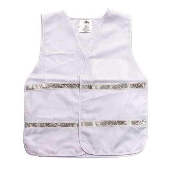 Condor Safety Vest,White,Universal 8RHF7