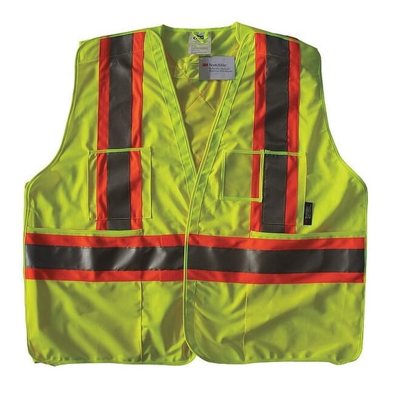 Condor Safety Vest, Yellow/Green, 2XL/3XL 491T11