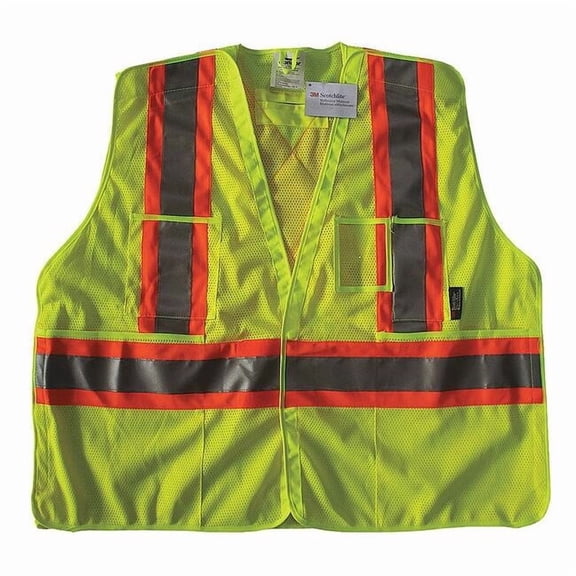 Condor Safety Vest,Yellow/Green,2XL/3XL 491T18