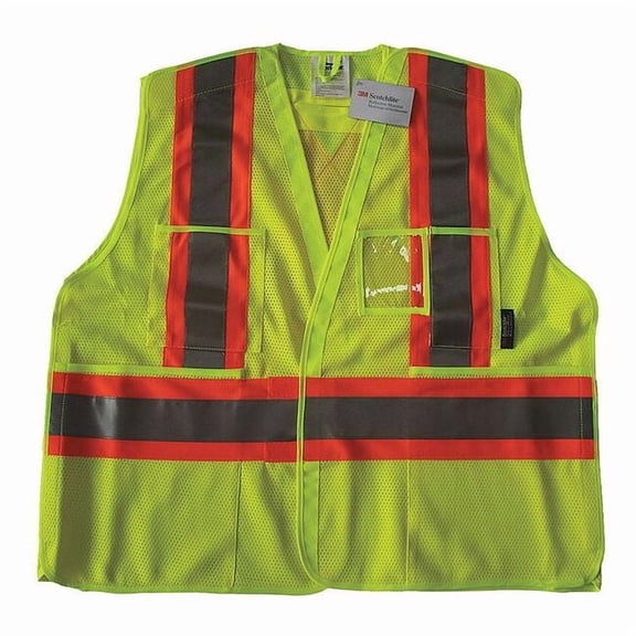 Condor Safety Vest,Yellow/Green,L/XL 491T16