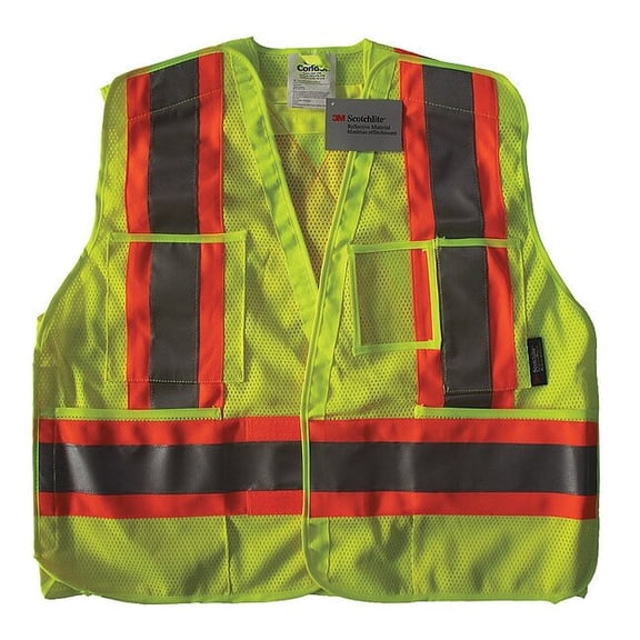 Condor Safety Vest,Yellow/Green,S/M 491T17