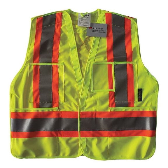 Condor Safety Vest, Yellow/Green, S/M, Polyester 491T10