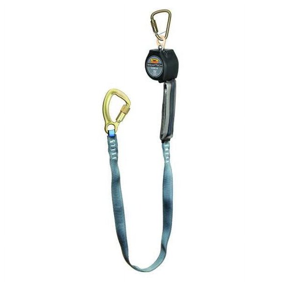 Workman(R) Self-Retracting Lifeline, 9 ft. Length, Carabiner, Steel, 1 Leg(s)