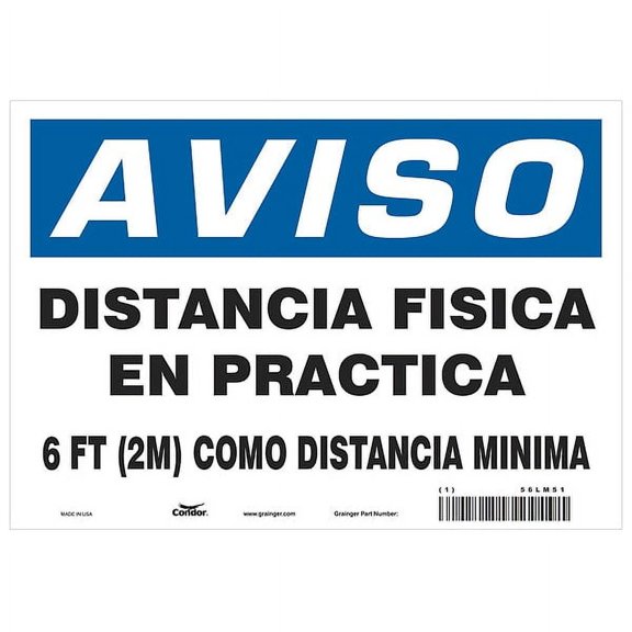 Condor Sign,Polyester,,7" H,,10" W HWN824T0710