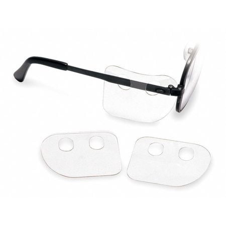 Condor Clear Slip-On Sideshield, Pack of 10