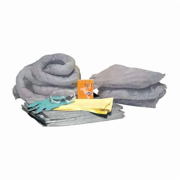Spill Kit Refill, 29 gal Volume Absorbed per Kit, 30 gal Capacity, Refill 35ZR72