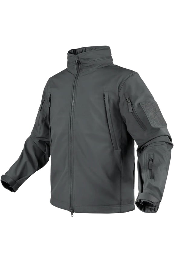 CONDOR OUTDOOR Adult Male Summit Softshell Graphite Jacket, Size: XL