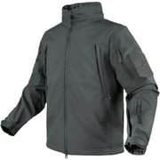CONDOR OUTDOOR Adult Male Summit Softshell Graphite Jacket, Size L