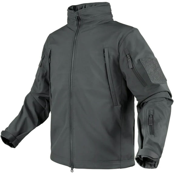CONDOR OUTDOOR Adult Male Summit Softshell Graphite Jacket, Size: L
