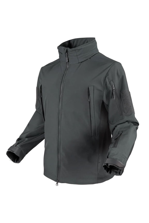 CONDOR OUTDOOR Adult Male Summit Zero Softshell Graphite Jacket, Size: L