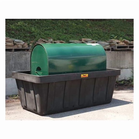 Horizontal Tank Containment, 373 gal Spill Capacity, 1 Drums, 10,000 lb Load Capacity, Polyethylene
