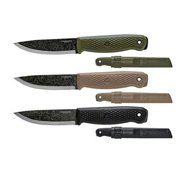 Condor Terrasaur Fixed 4.15 in Blade Desert Tan Poly Handle