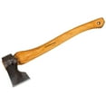 thumbnail image 1 of Condor Tool & Knife Heritage Axe 1, Natural Finish Convex Edge, Burnt American Hickory Handle & Hand Crafted Welted Leather Sheath, 1 of 1