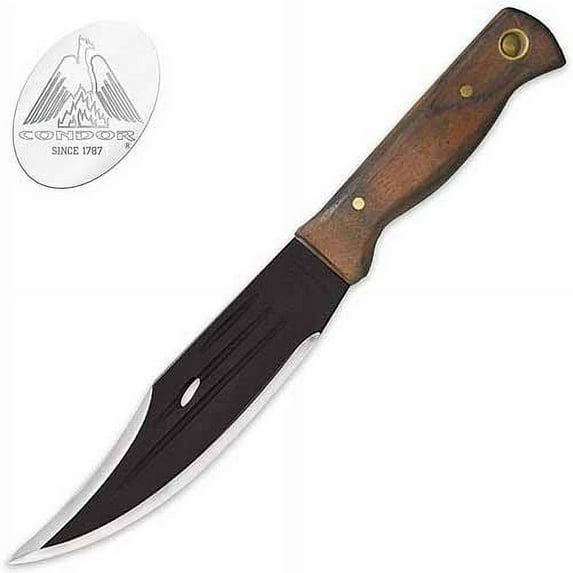 Condor Tool & Knife Jungle Bowie II, 6-5/16" with Black Leather Sheath