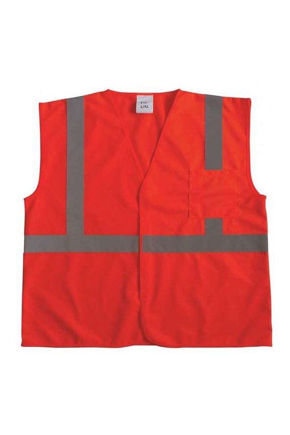 U-Block Vest, Class2 Orange/Red, 2XL/3XL 53YL02