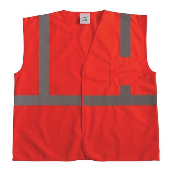 Condor U-Block Vest, Class2 Orange/Red, S/M 53YK99