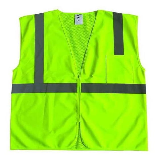Condor U-Block Vest, Class2 Yellow/Grn, M 53YK92