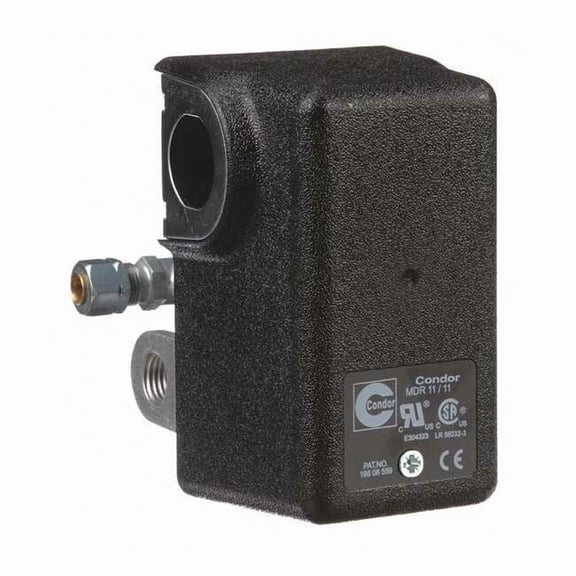 Condor Usa Pressure Switch,80/100 psi,DPST,Standard 11ECXE