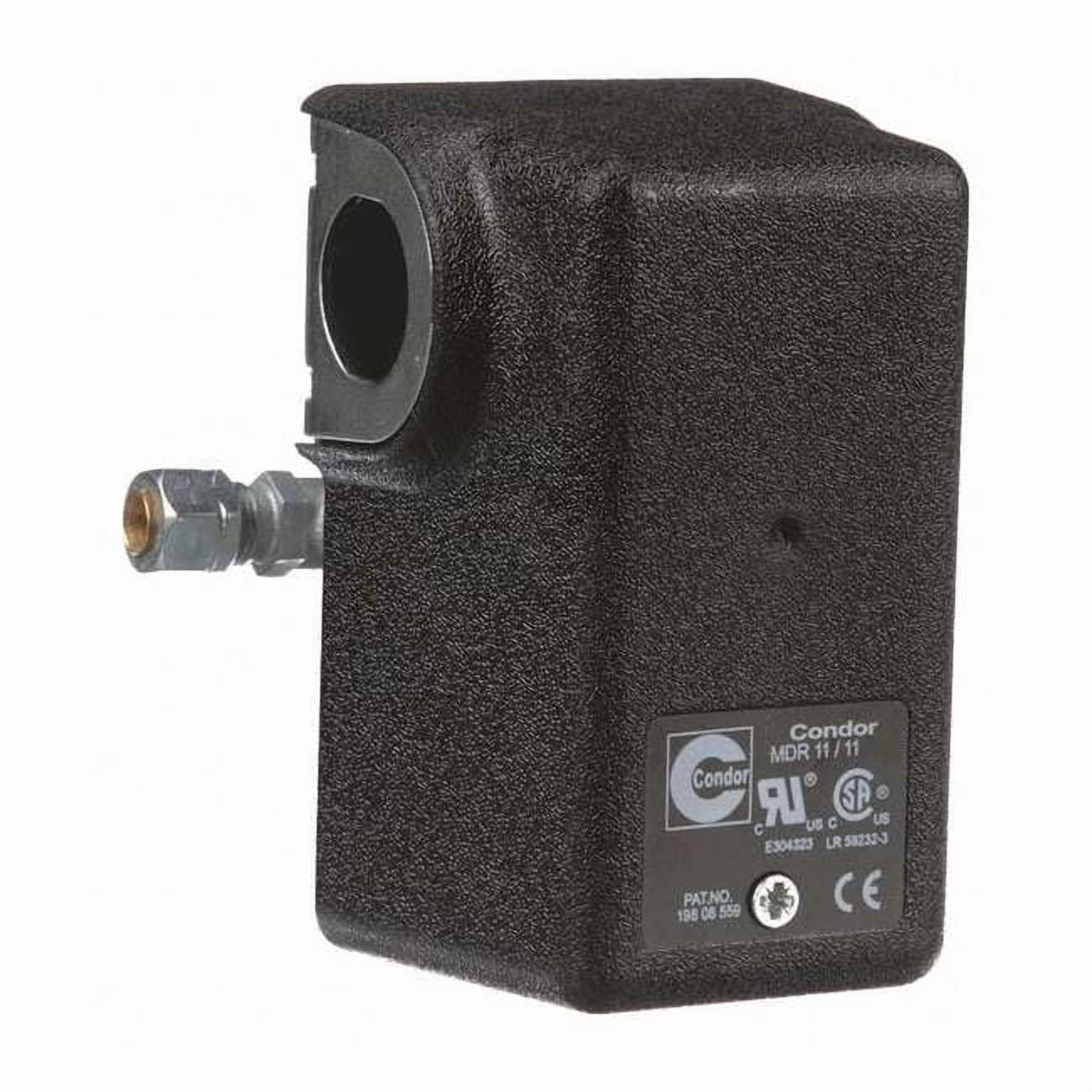 Condor Usa Pressure Switch,80/100 psi,Diaphrgm,DPST 11EAXE - Walmart.com