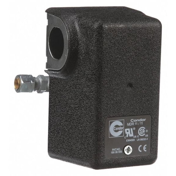 Condor Usa Pressure Switch,80/100 psi,Diaphrgm,DPST 11EAXE