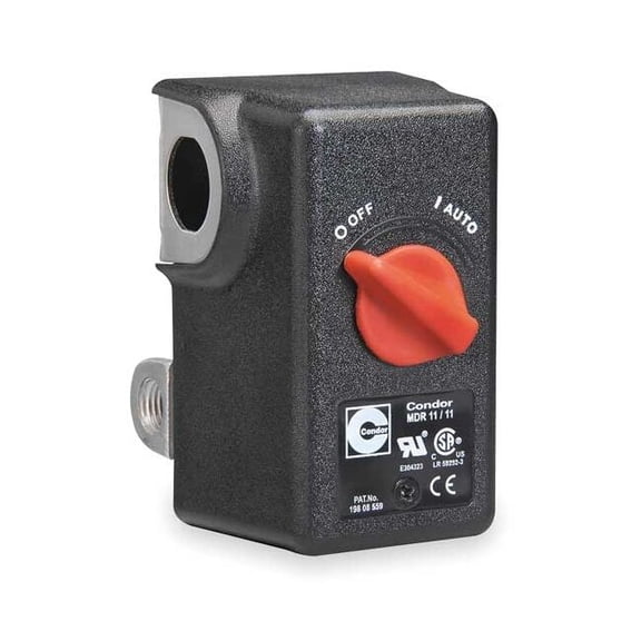 Condor Usa Pressure Switch,Diaphragm,25 to 160 psi 11NC2X