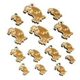 thumbnail image 1 of Condor Vulture Bird Wood Mini Charms Shapes DIY Craft Jewelry - No Hole - 25mm (7pcs), 1 of 7