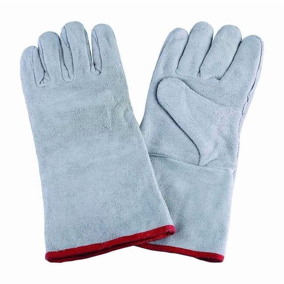 Condor Welding Gloves, Gauntlet Cuff, Wing Thumb, Standard Cowhide, XL, 1 PR