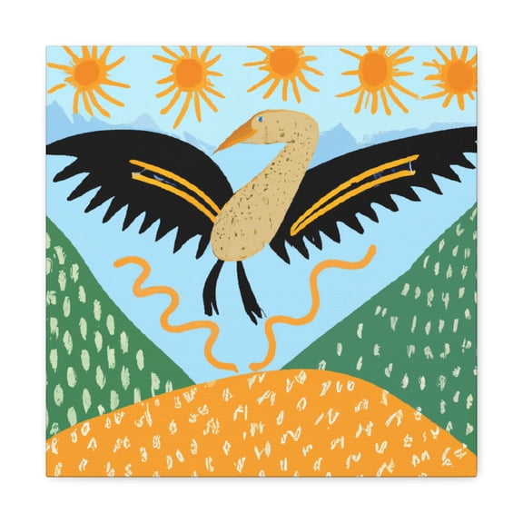 "Condor in Flight Myth" - Canvas