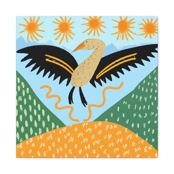 "Condor in Flight Myth" - Canvas