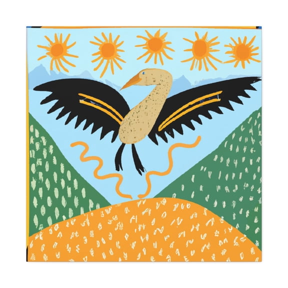 "Condor in Flight Myth" - Canvas
