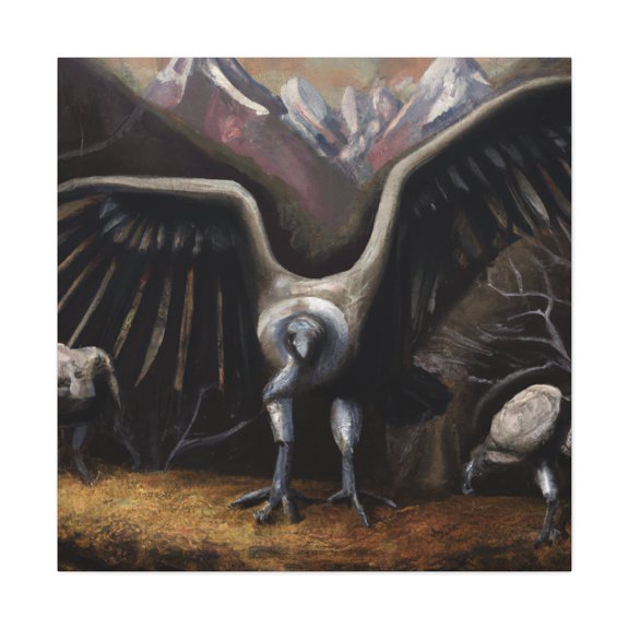 "Condors in Flight Skies" - Canvas