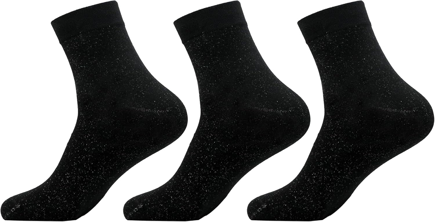 Conductive Grounding Socks 25 Pure Silver Infused Ankle Socks for