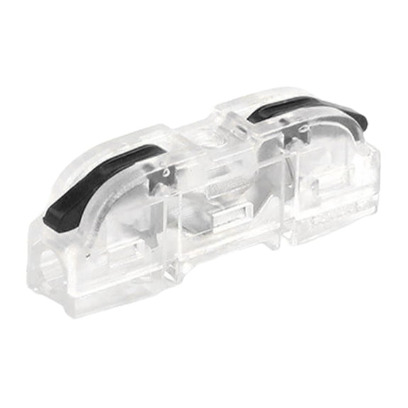 Conductor Compact Connectors, Loetky Compact Lever Wire Connectors, Connectors 28-12 AWG for Quick Wire Splices, 1-Port Push-In Terminals for Solid/Stranded Copper Wires, Reusable Connectors