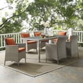thumbnail image 1 of Conduit 7 Piece Outdoor Patio Wicker Rattan Dining Set-EEI-4015, 1 of 5