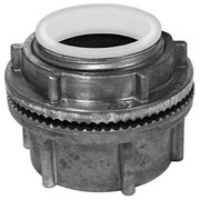 Conduit Hub, Threaded, 4", Insulated, Raintight, Zinc Die Cast