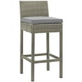 thumbnail image 1 of Conduit Outdoor Patio Wicker Rattan Bar Stool by Modway, 1 of 4