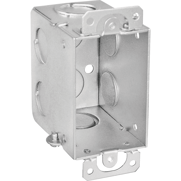 Conduit Wall Box - Single Pack Home & Garage Storage, Stackable Design