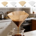 thumbnail image 1 of Cone Coffee Filters, 40 Count Unbleached,Coffee Filter, Disposable Natural Paper Filters 2-4 Cup,Cone Filters for Pour Over and Drip Coffee Maker, 1 of 7