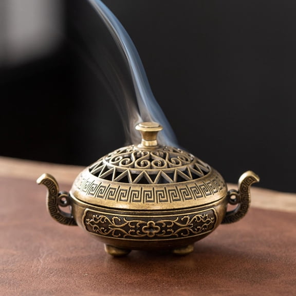 Cone Incense Holder, Incense Cone Burner, Metal 4 In, Chinese Decorations, Housewarming Decorations, Housewarming Gift, 1 Pc