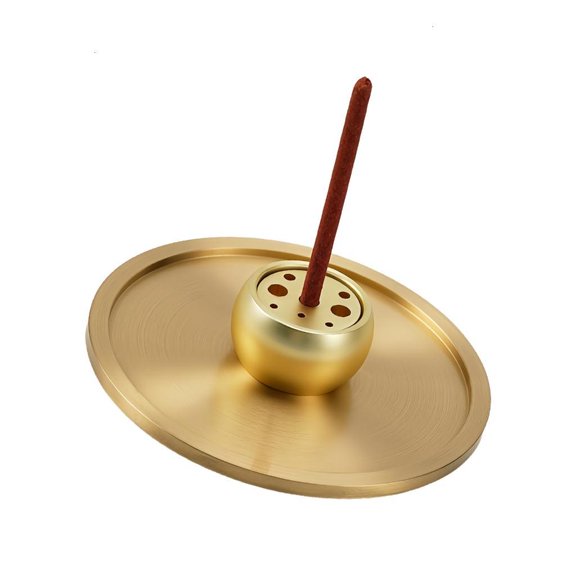 Cone Incenses Holder Coppers Incenses Burners Holder with 9 Different Size Holes