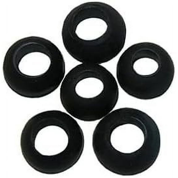 Larsen Cone Packing Washer - Rubber, Assorted Colors - 6 Pack, Multicolor