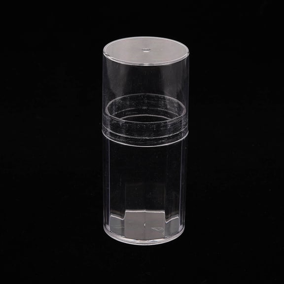 Cone Polystyrene Bead Storage Container for Jewelry Beads Small Accessories Clear 8x3.5cm
