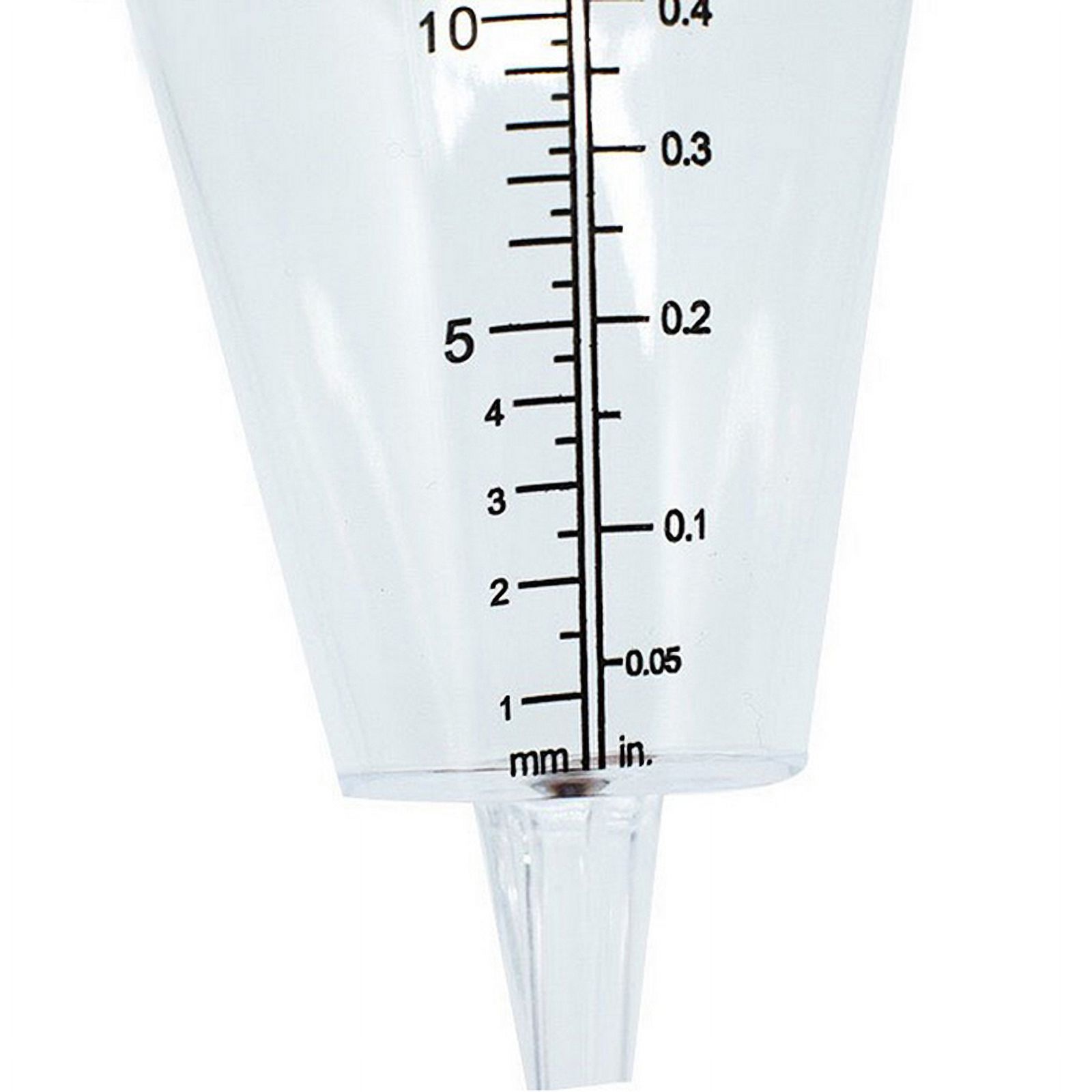 Cone Rain Gauge Measurement Ground Precipitation Garden Rainfall