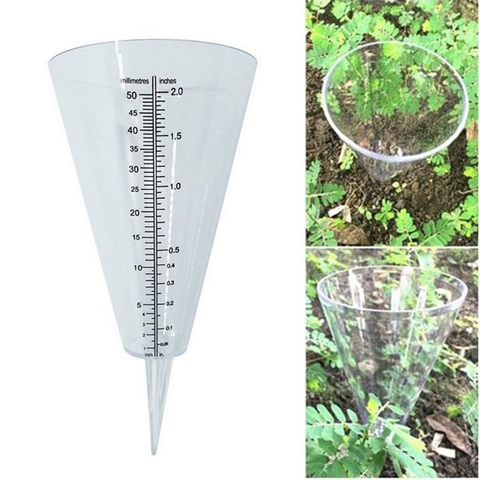 Cone Rain Gauge Measurement Ground Precipitation Garden Rainfall
