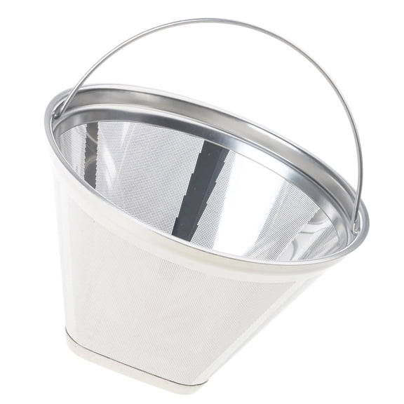 Cone Shape Coffee Filter Practical 304 Stainless Steel Fine Meshes Screen Replacement Part for Coffee Machine